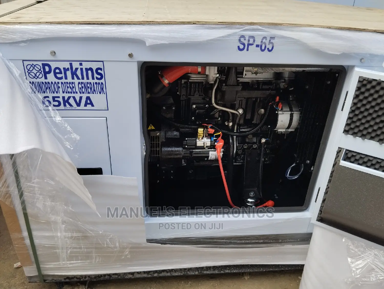 Brand New Perkins Diesel Soundproof Generator 65kva.