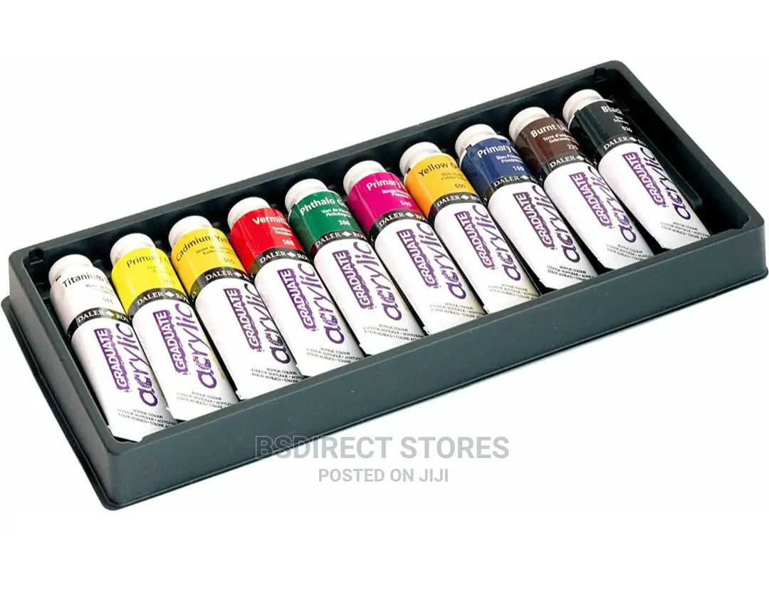 Daler Rowney Graduate Acrylic Studio Selection Set 10 X 38ml
