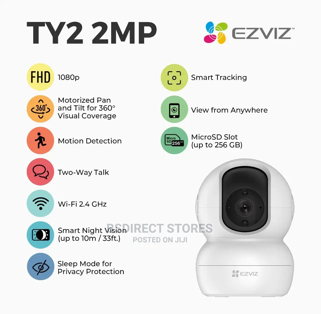 EZVIZ Smart Camera 1080p Baby Monitor 360 Smart Tracking