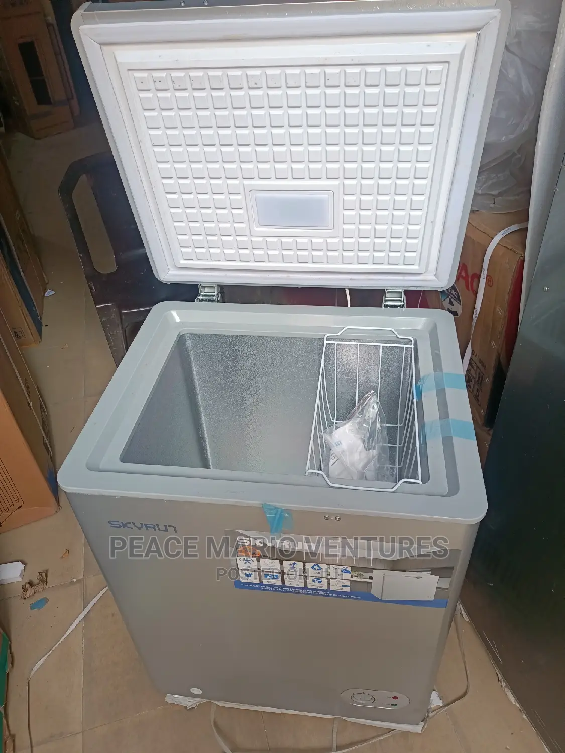 Quality Skyrun Deep Freezer With 2years Warranty 100L Silver