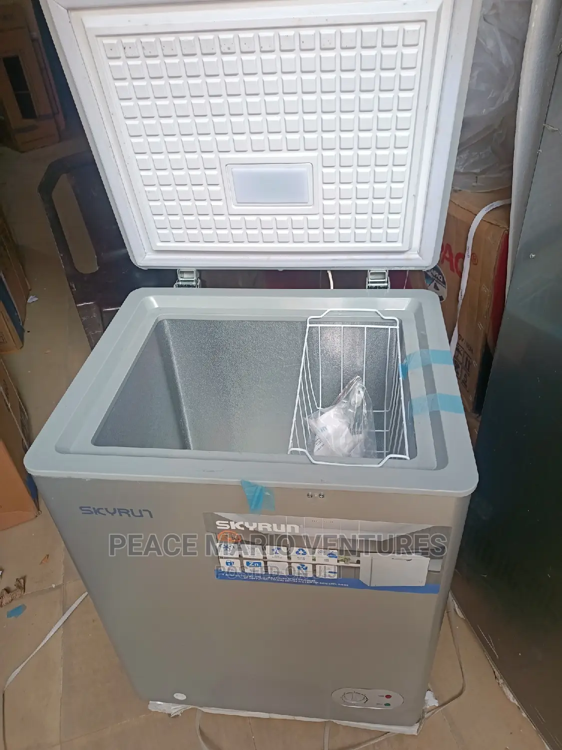 Quality Skyrun Deep Freezer With 2years Warranty 100L Silver