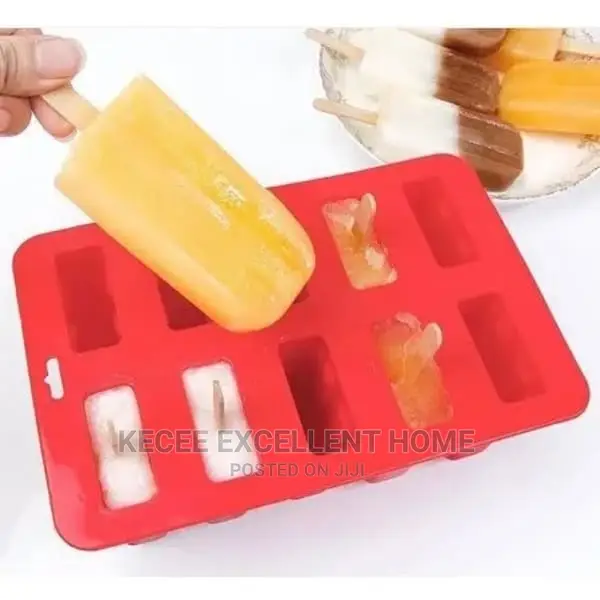 Silicone Ice Cream Popsicle Mold - 10 Slots