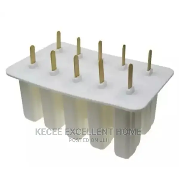 Silicone Ice Cream Popsicle Mold - 10 Slots
