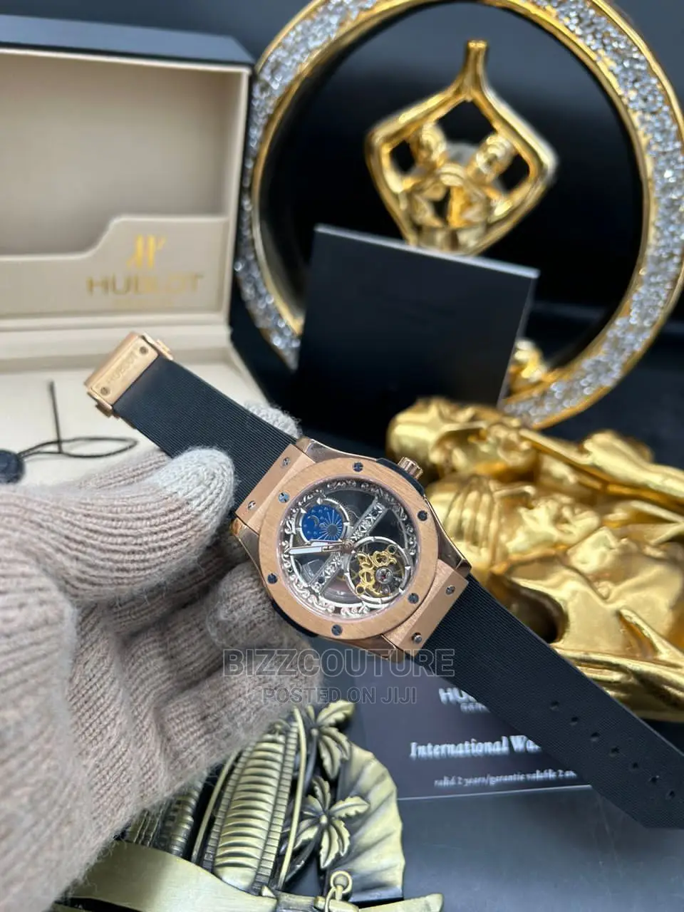 Original Hublot Rubber Strap Watch Available In Store