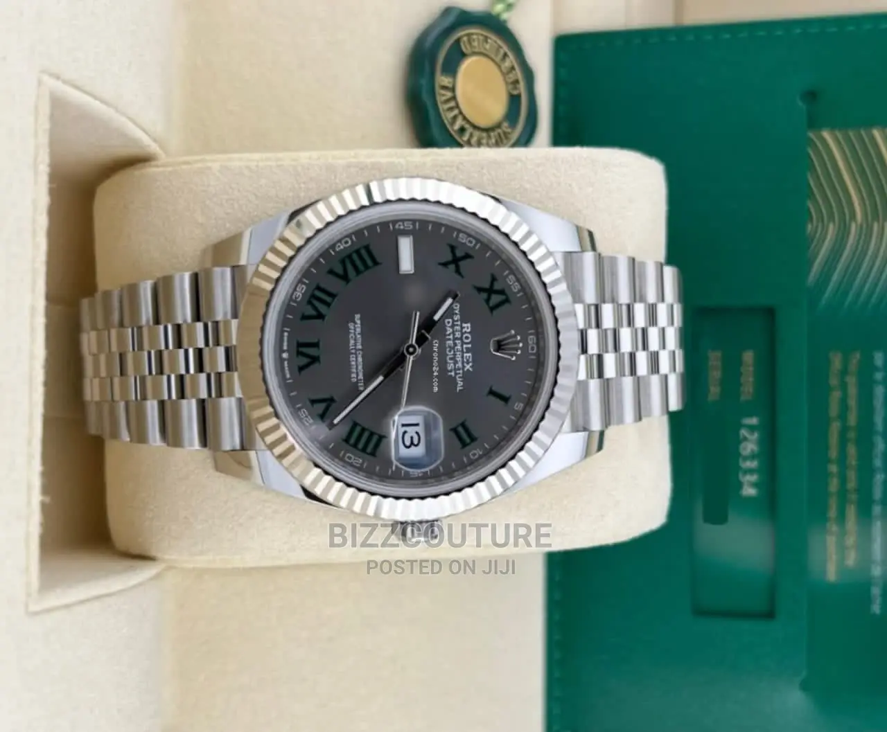 Original Rolex Date Just Steel Silver Available in Store
