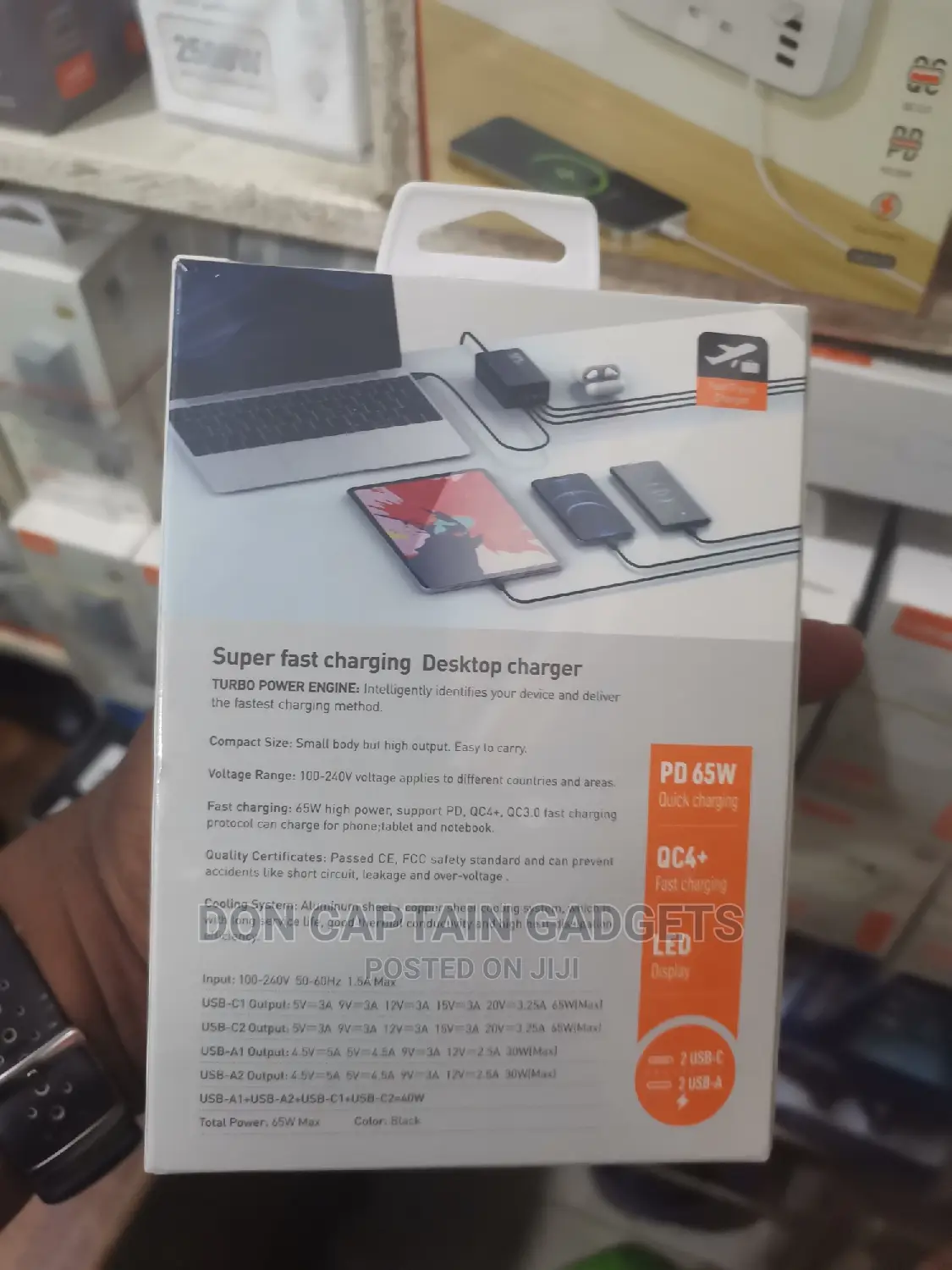 Ldnio 65w Laptop Fast Charger A4808q
