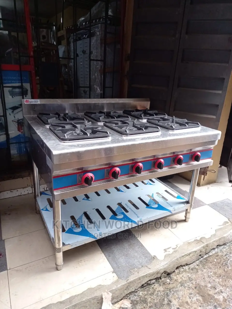 Industrial 6burner Gas Cooker Without Oven