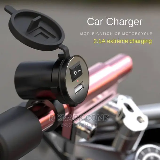 Motorcycle Mobile Phone Charger USB 12V Universal