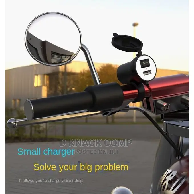 Motorcycle Mobile Phone Charger USB 12V Universal