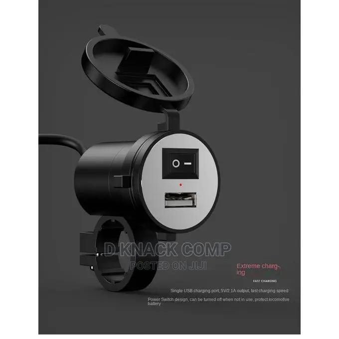 Motorcycle Mobile Phone Charger USB 12V Universal