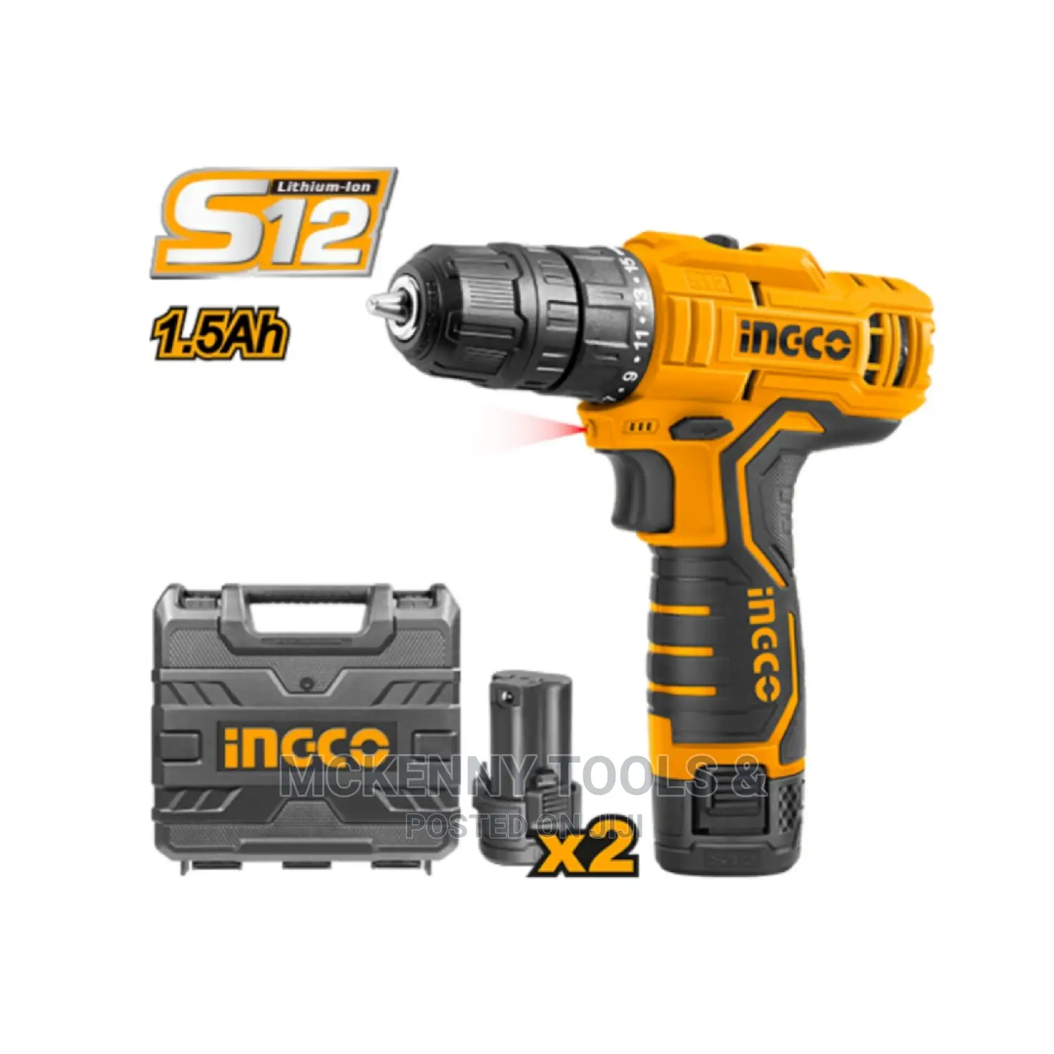 Lithium-Ion Cordless Drill Voltage:12V Chuck Capacity:0.8