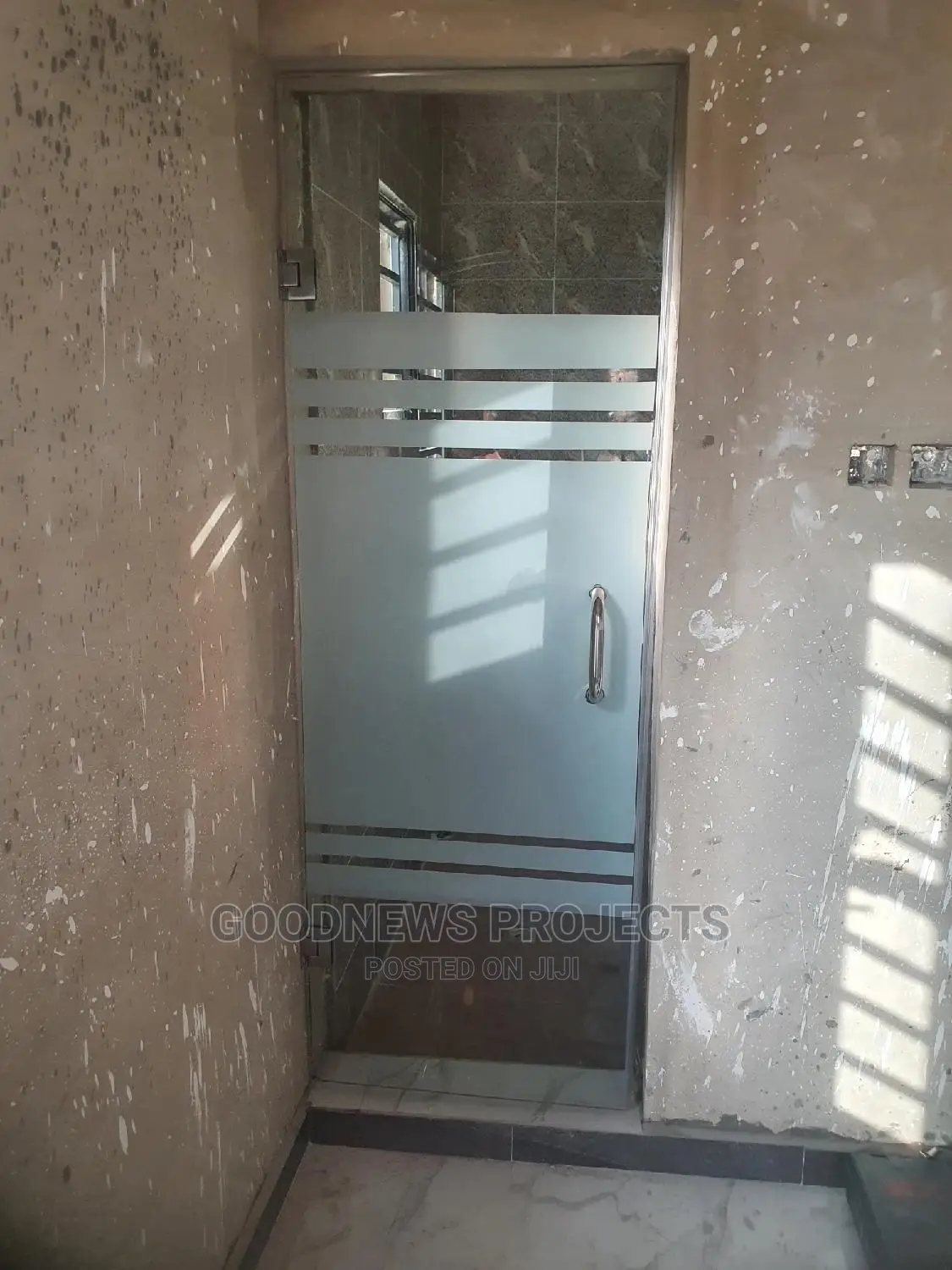 Frameless Toilet Glass Doors