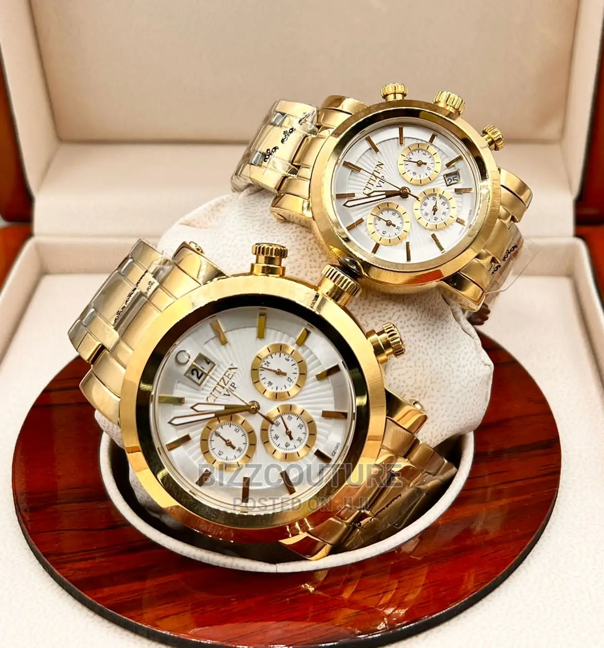 Original CITIZEN Gold Steel Strap Watch Available in Store