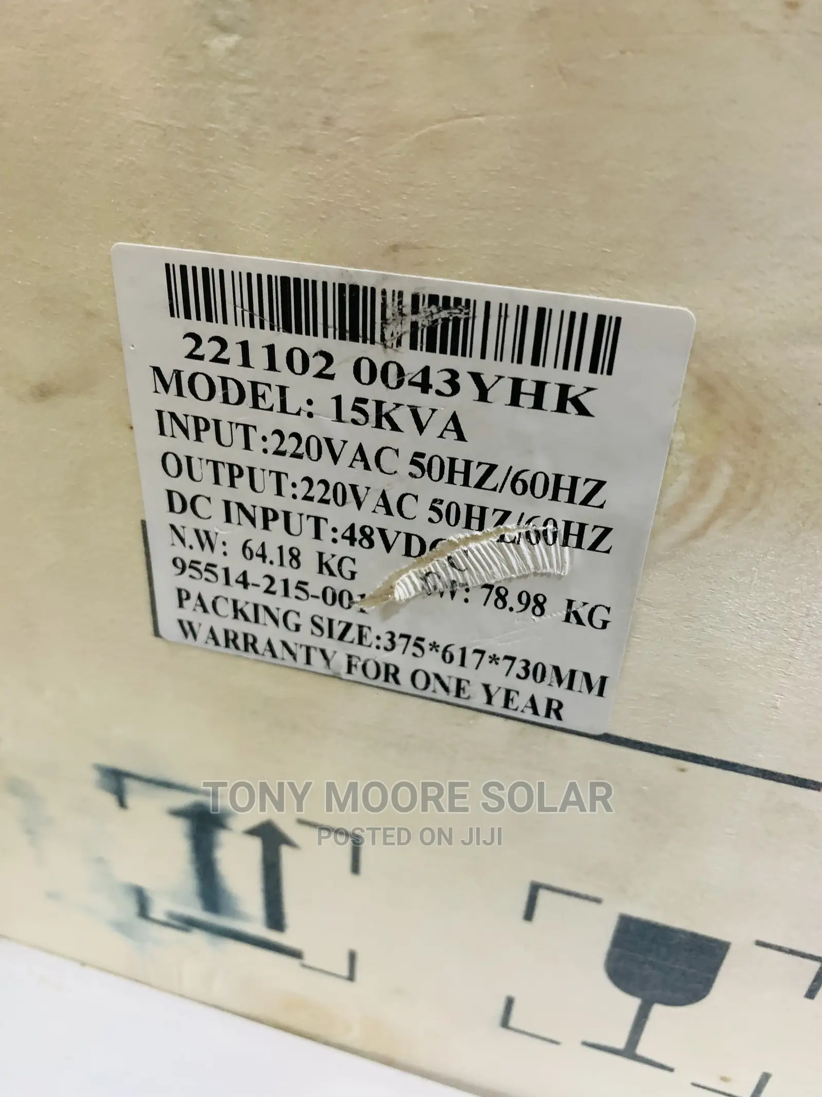 Yohako 15kva 48v Inverter