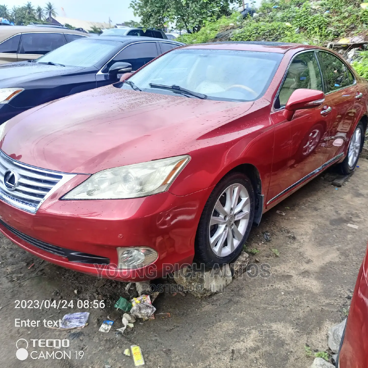 Lexus ES 350 2011 Red