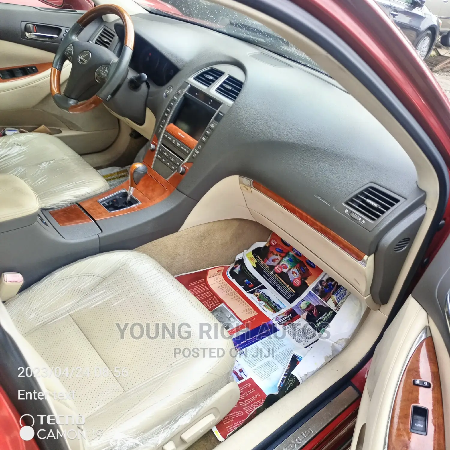 Lexus ES 350 2011 Red