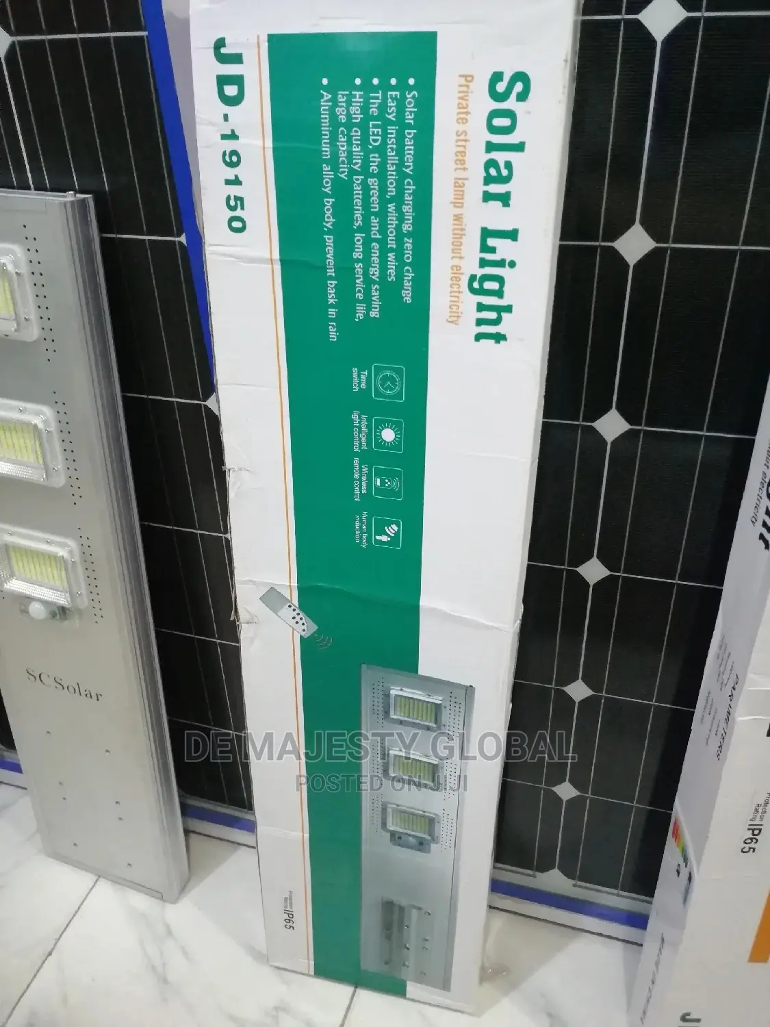 JD 150watt Industrial Solar Street Light
