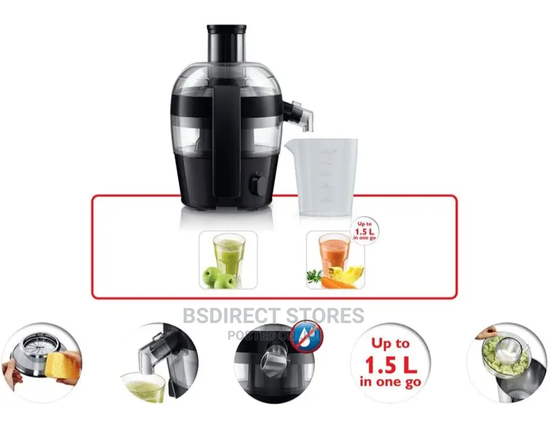 Philips Viva Compact Juicer With Quick Clean Technology 1.5L