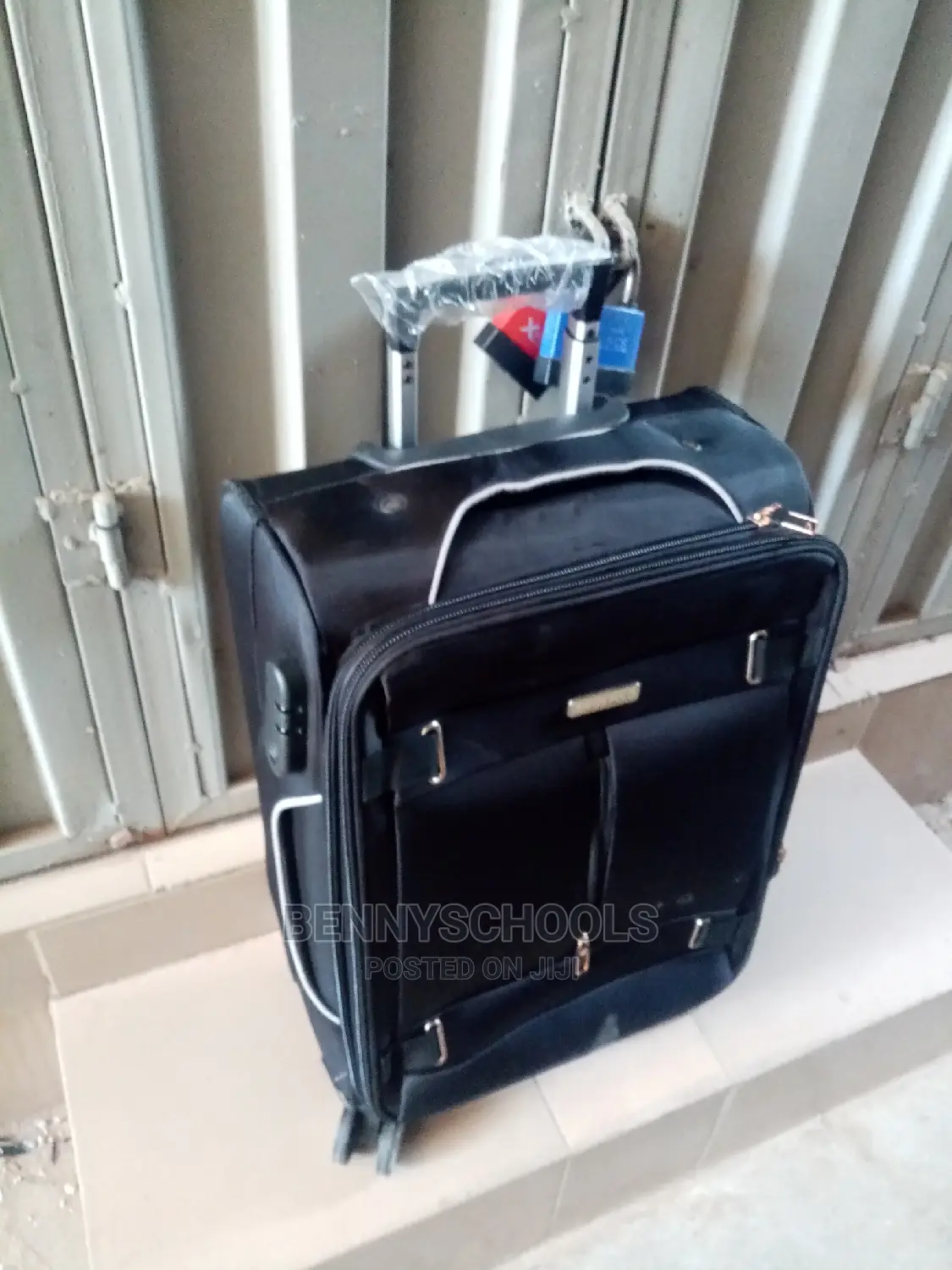 Small Black Swiss Polo Traveling Luggage Box