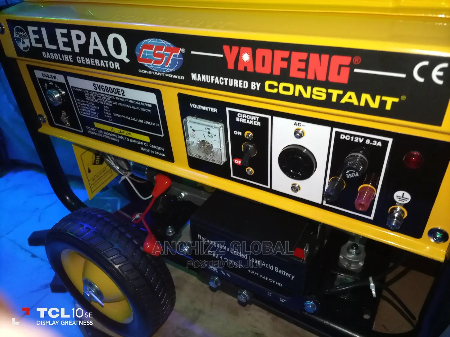 5kva Elepaq Constant Petrol Generator With 100% Copper Coil