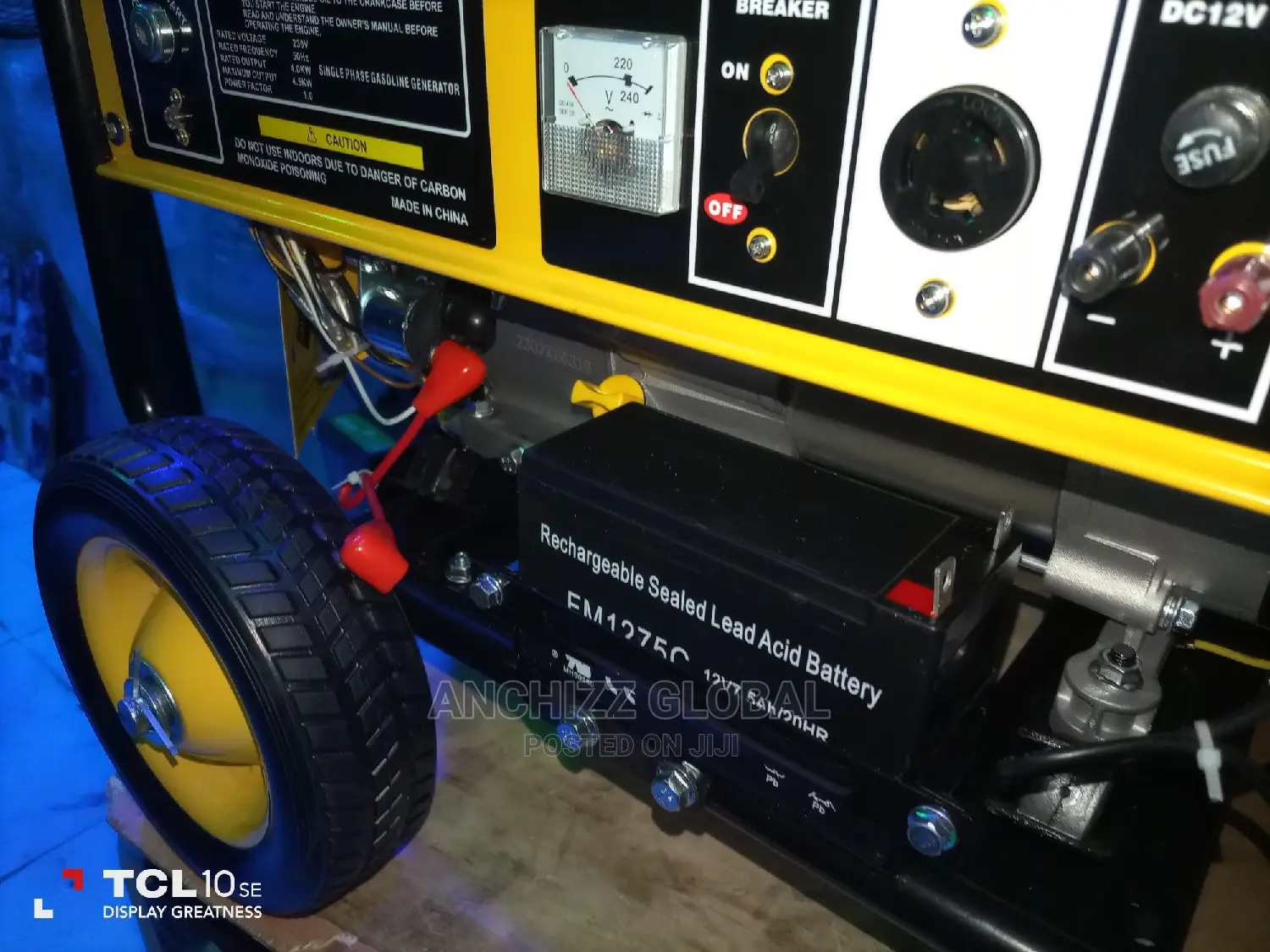 5kva Elepaq Constant Petrol Generator With 100% Copper Coil