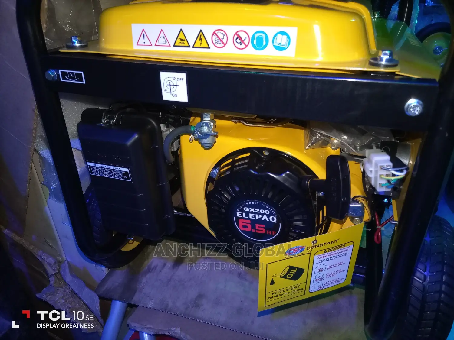 5kva Elepaq Constant Petrol Generator With 100% Copper Coil