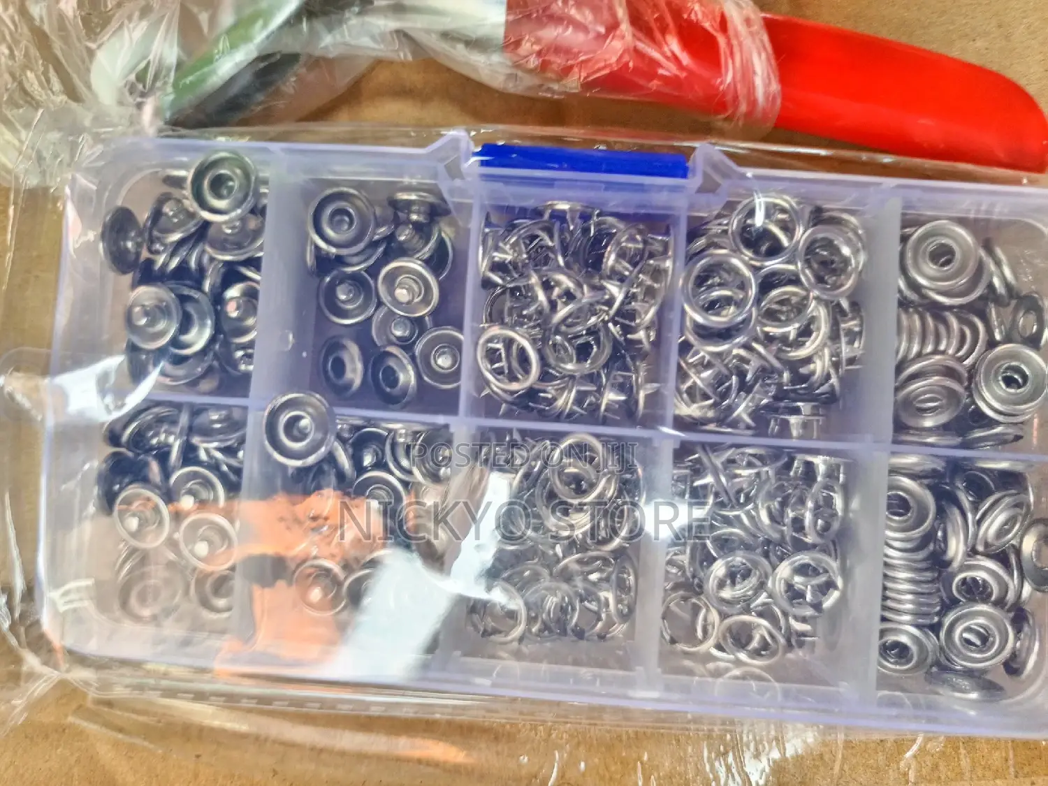Stainless Steel Button Thickened Snap Fasteners Kit