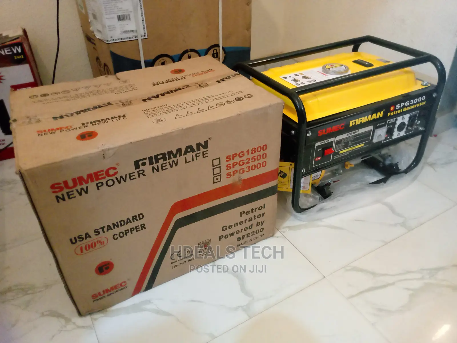 Quality 4.5KVA Sumec Firman Generator [SPG3000].
