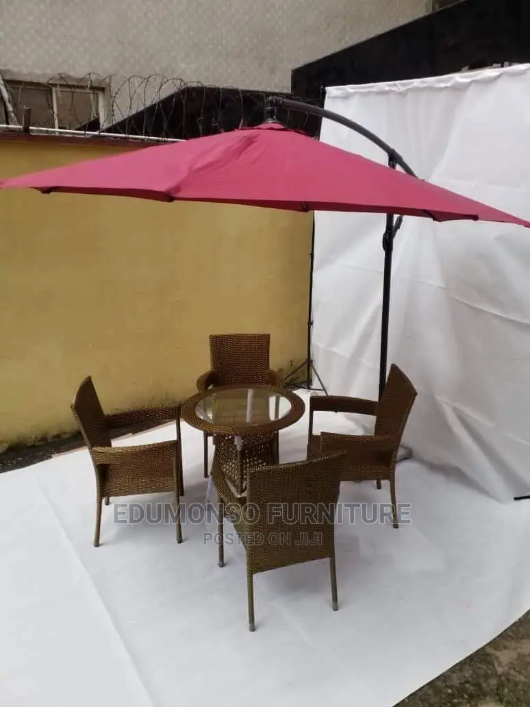 Outdoor Umbrella Canopy With Base
