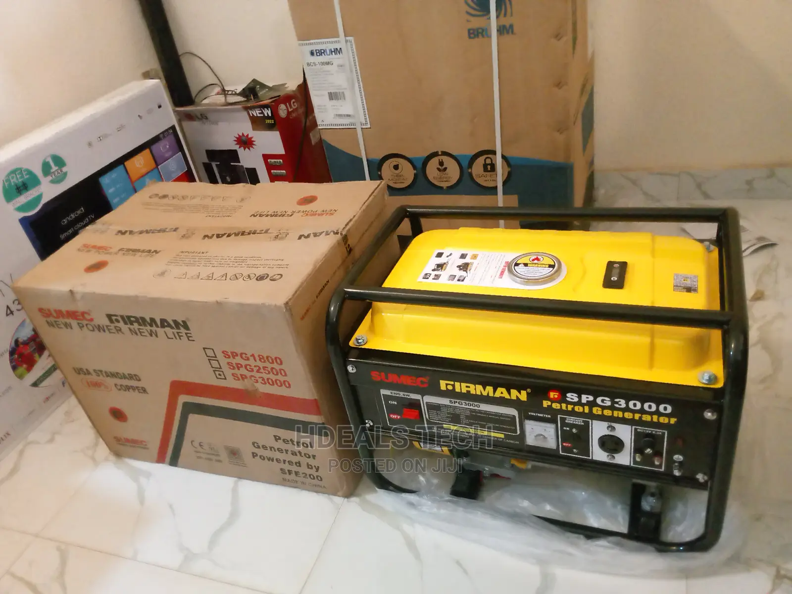 New Sumec Firman Manual 4.5KVA Generator [SPG3000].
