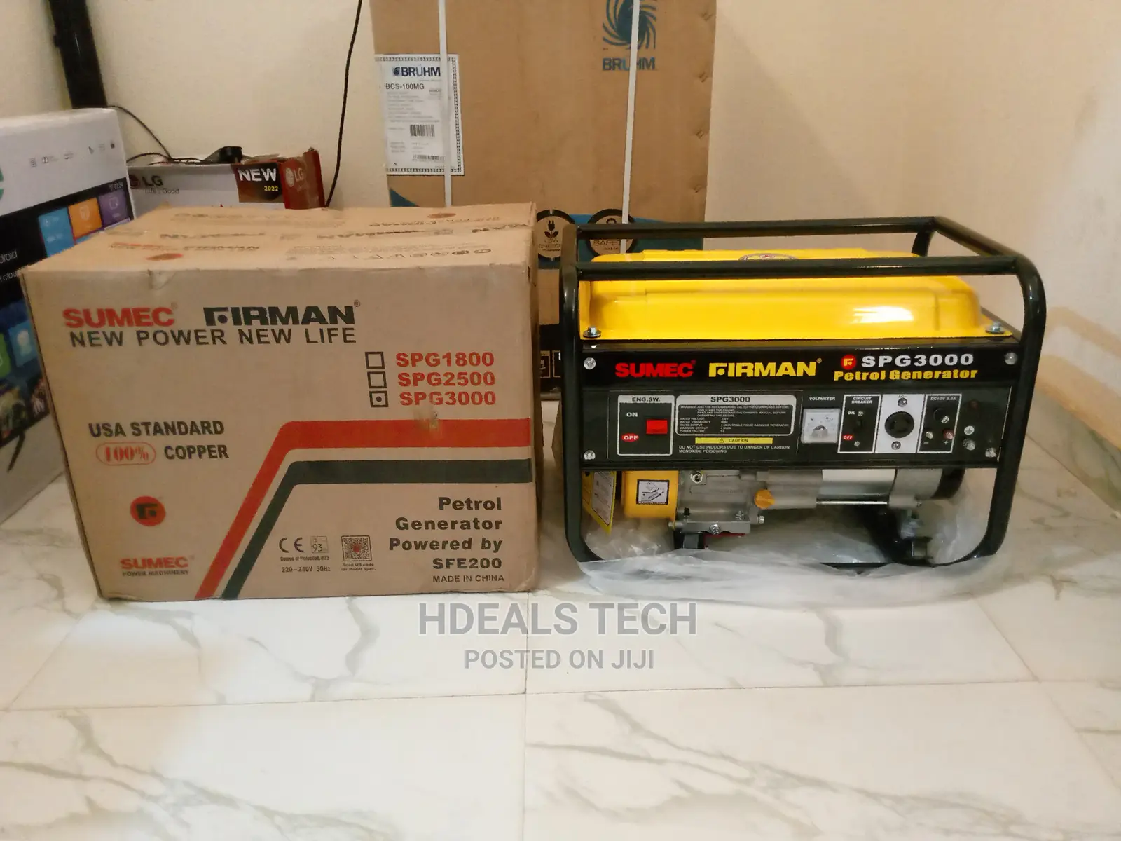 4.5KVA Sumec Firman Manual Generator [SPG3000].