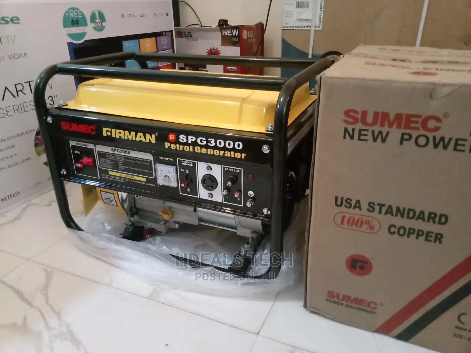 Brand New 4.5KVA Sumec Firman Manual Generator [SPG3000].