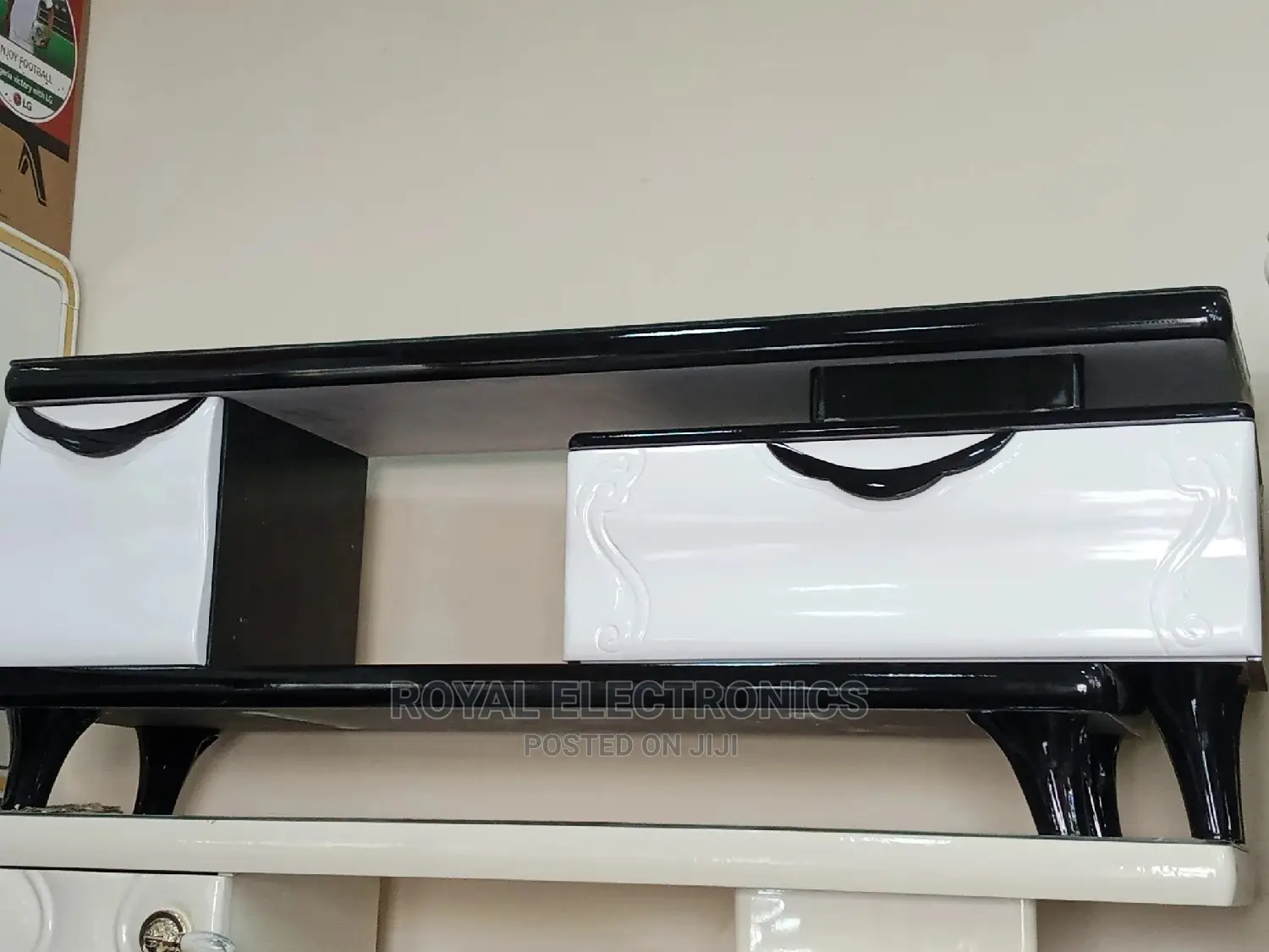 Brand New Modern Living Room TV Stand With Double Drawers