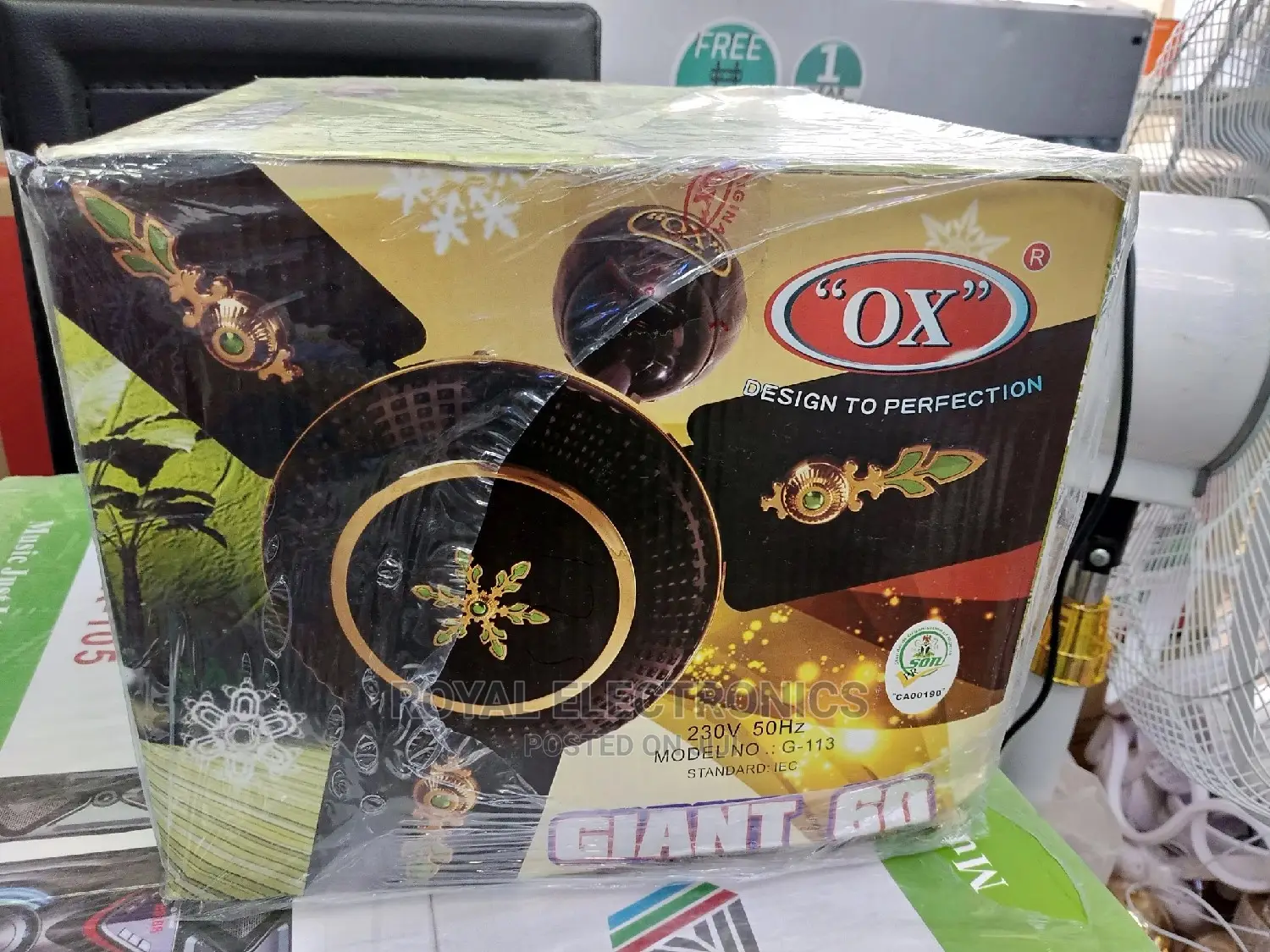 Newly Fast Ox Giant 60inch Ceiling Fan