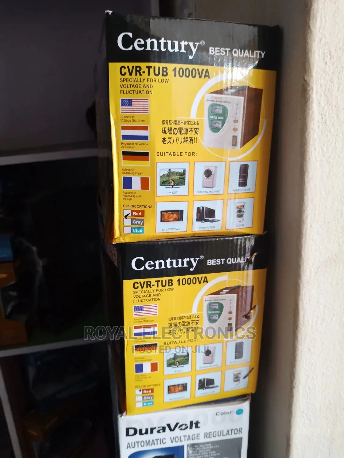 Top Quality Century 1000VA Automatic Voltage Stabilizer