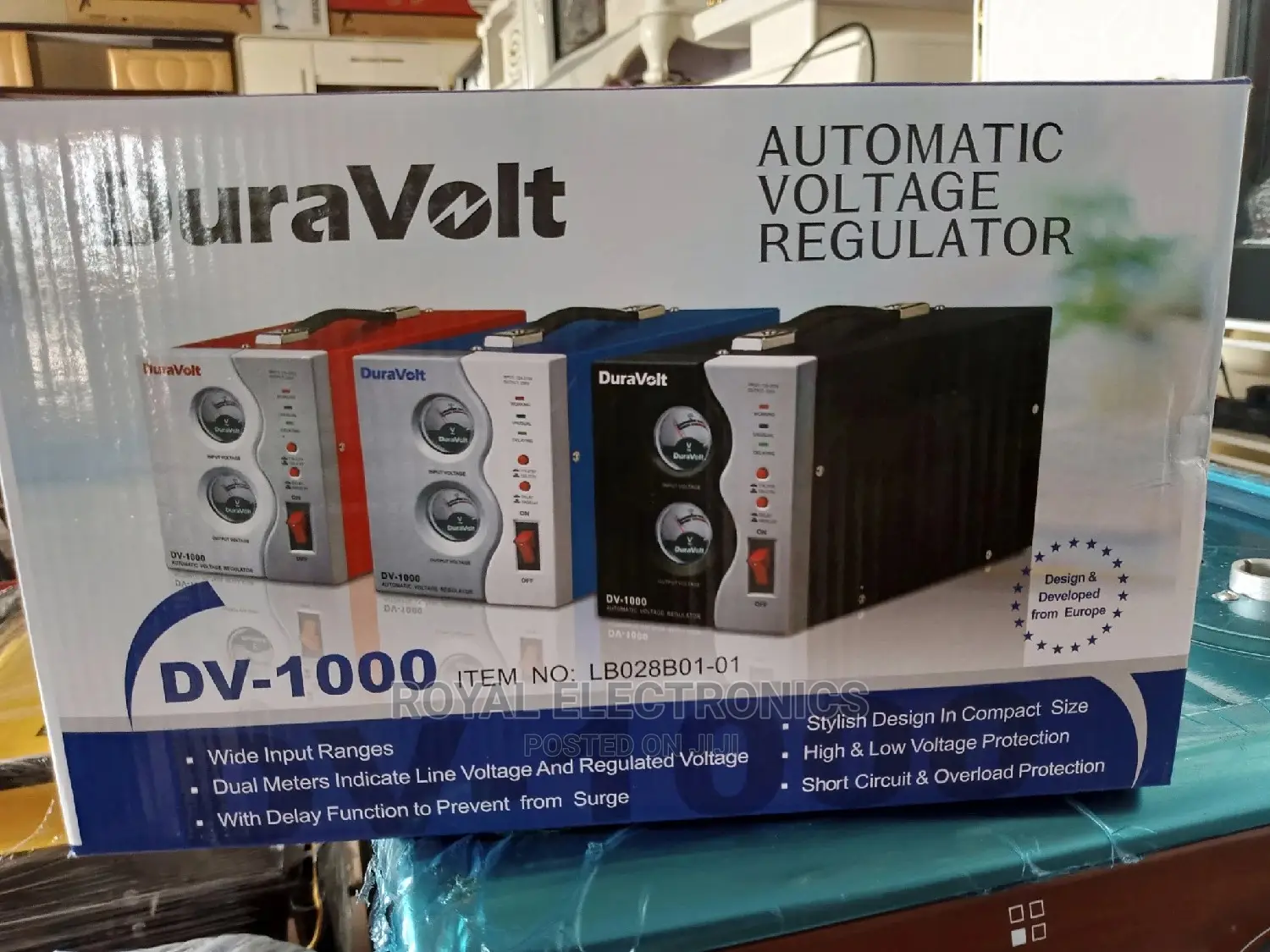 Very New Duravolt(Dv1000va)Automatic Voltage Stabilizer
