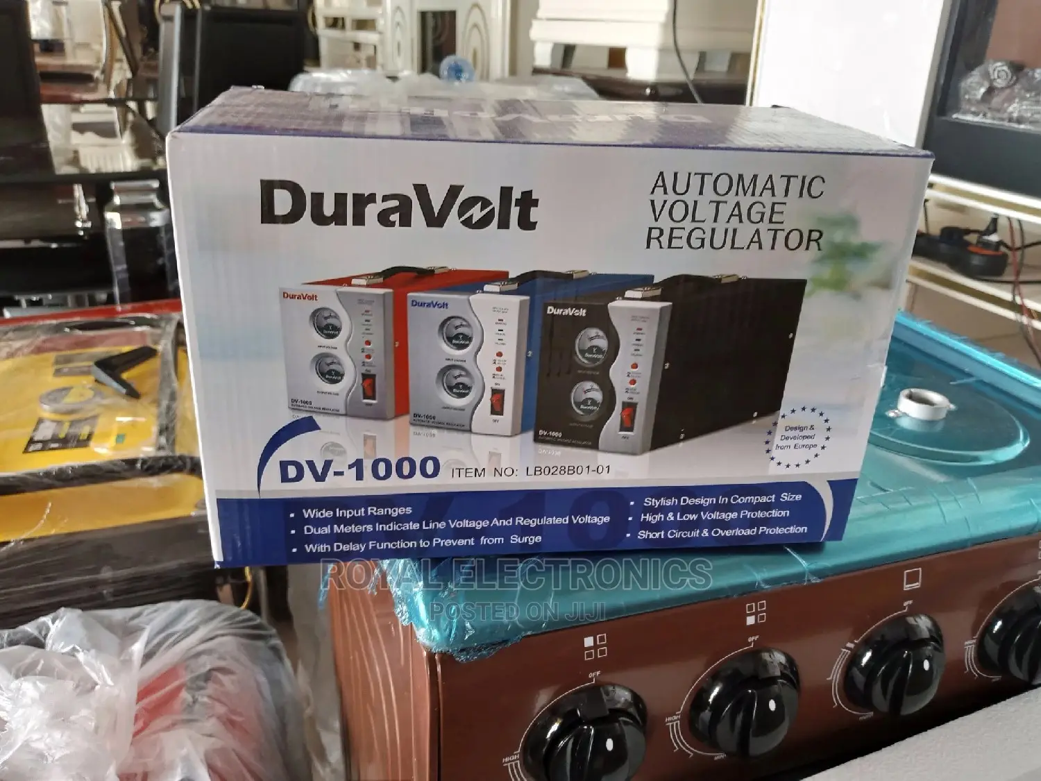 Brand New Duravolt(Dv1000va)Automatic Voltage Stabilizer