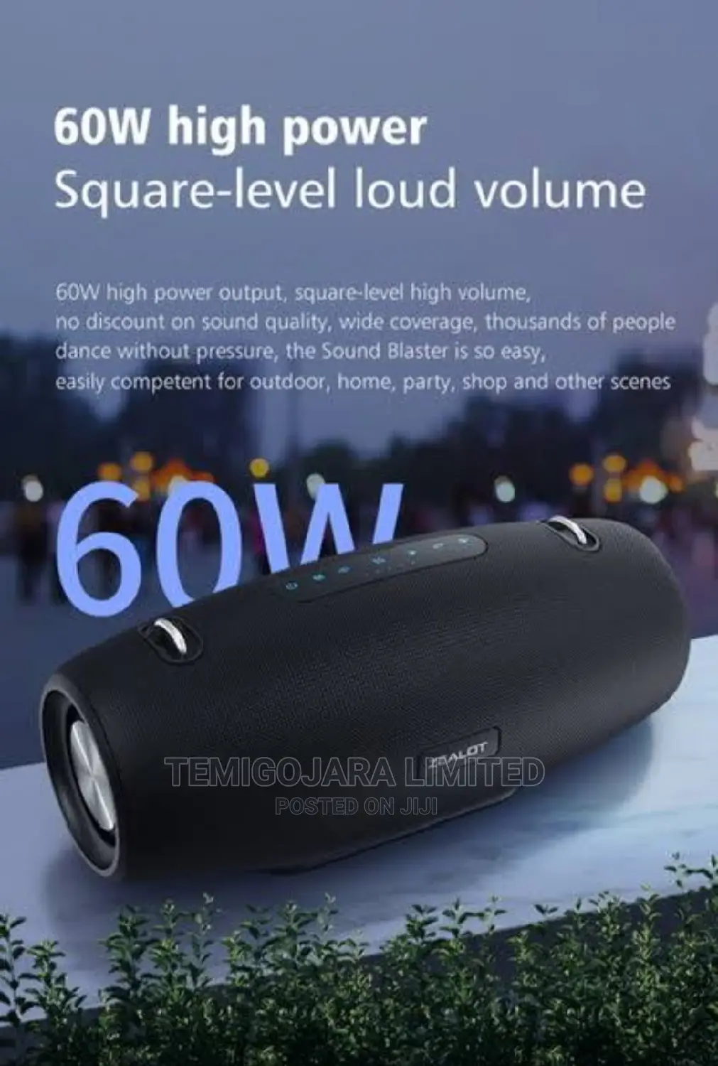 Zealot S67 Speaker 60w + Dual Wireless Mic