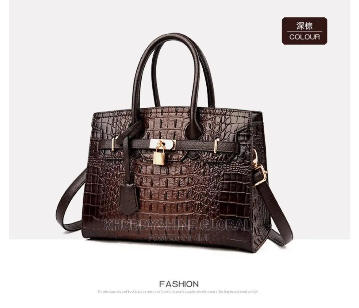 Hermes Croc Skin Quality Leather Bag