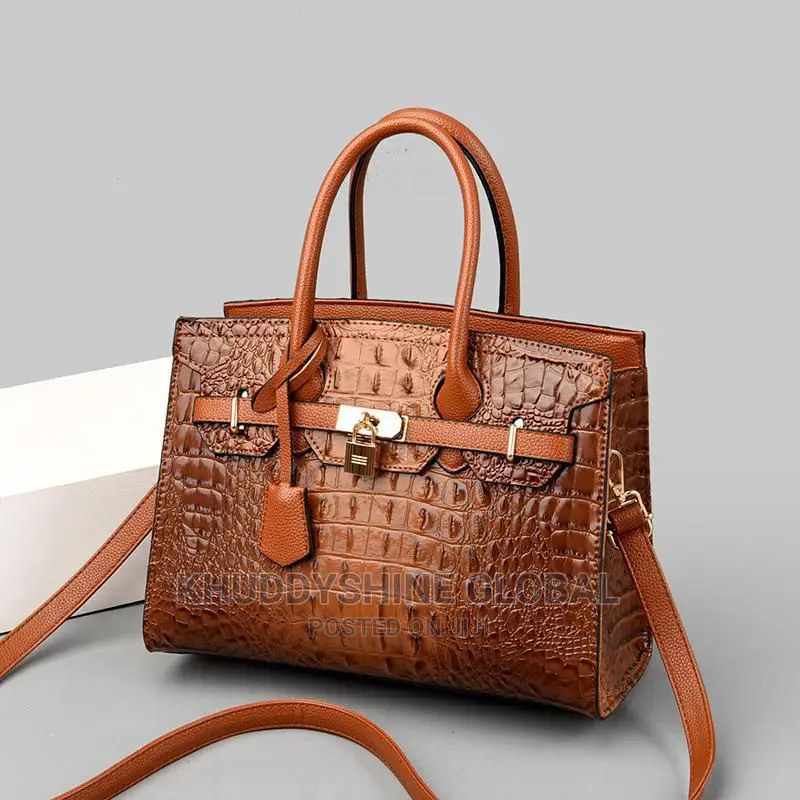 Hermes Croc Skin Quality Leather Bag