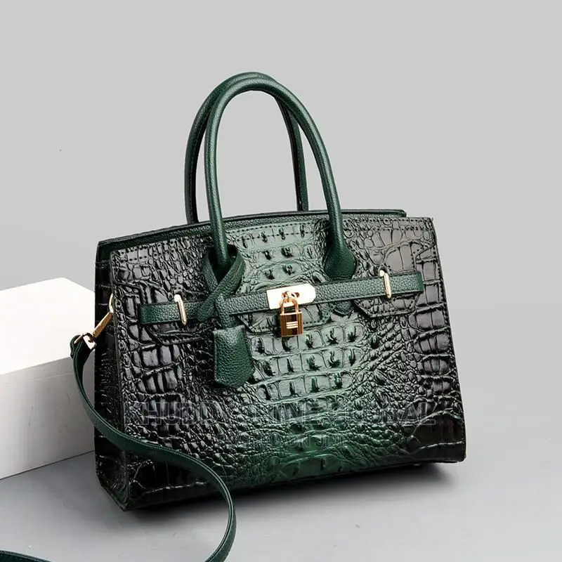 Hermes Croc Skin Quality Leather Bag