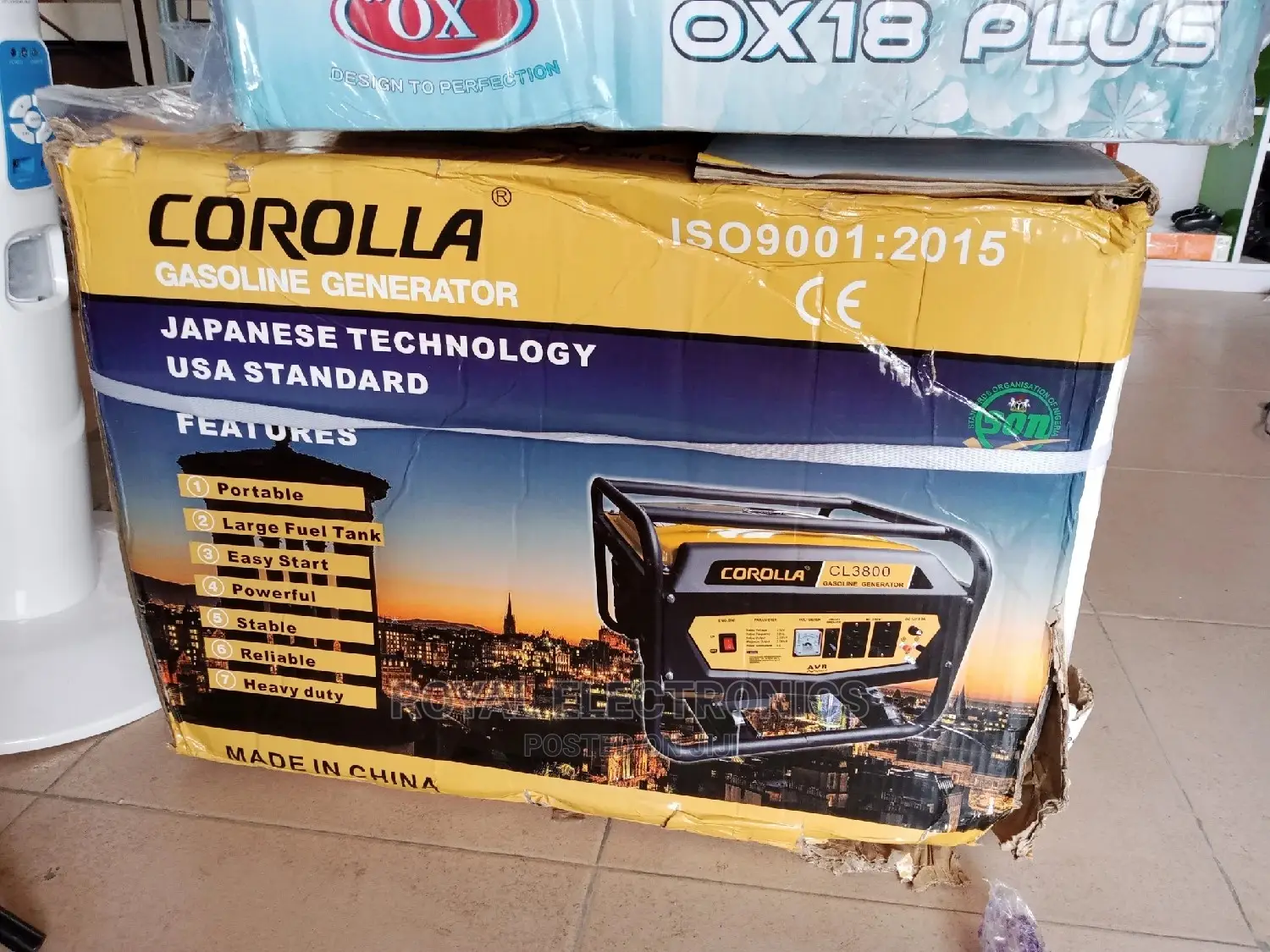 Top Quality Corolla 3kva Max Manual Start Generator