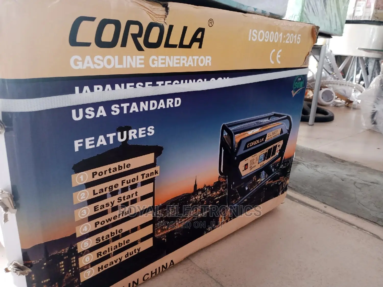 Top Quality Corolla 3kva Max Manual Start Generator