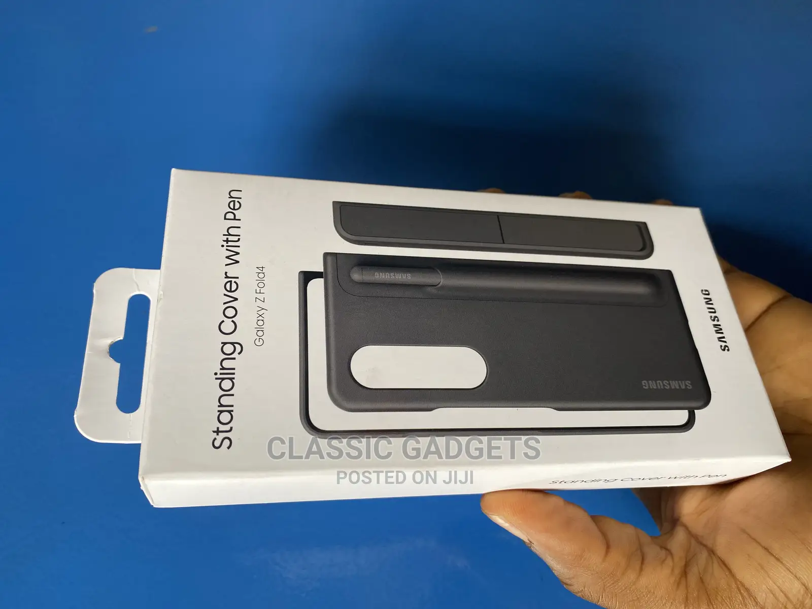 Official Standing Cover With Pen for Galaxy Fold 4