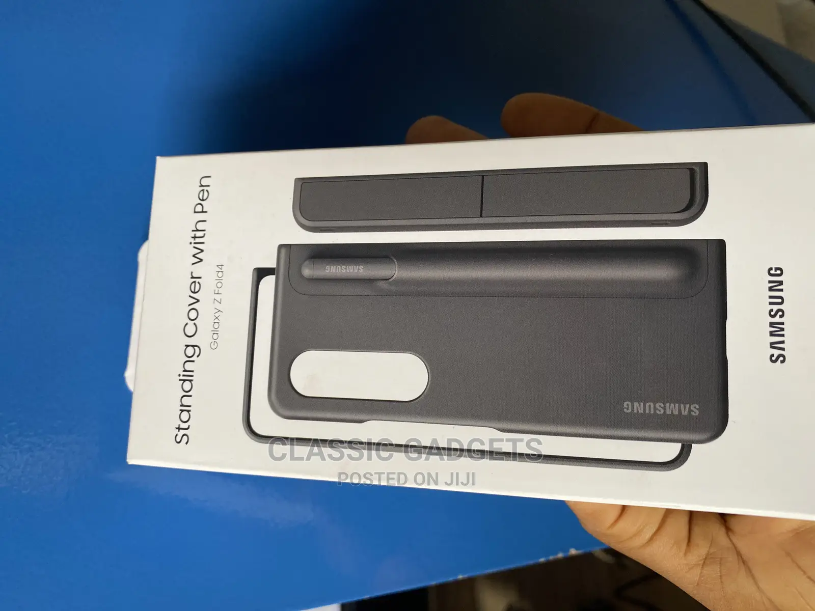 Official Standing Cover With Pen for Galaxy Fold 4