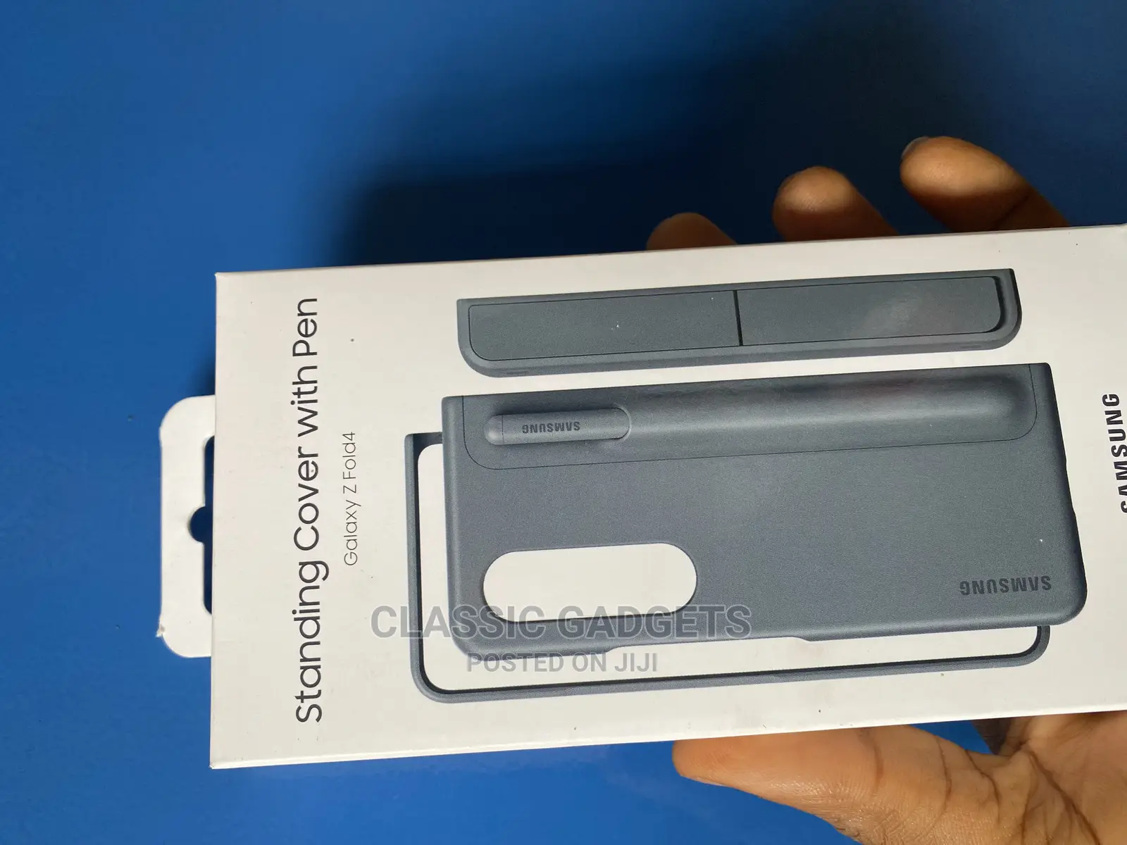 Official Standing Cover With Pen for Galaxy Fold 4