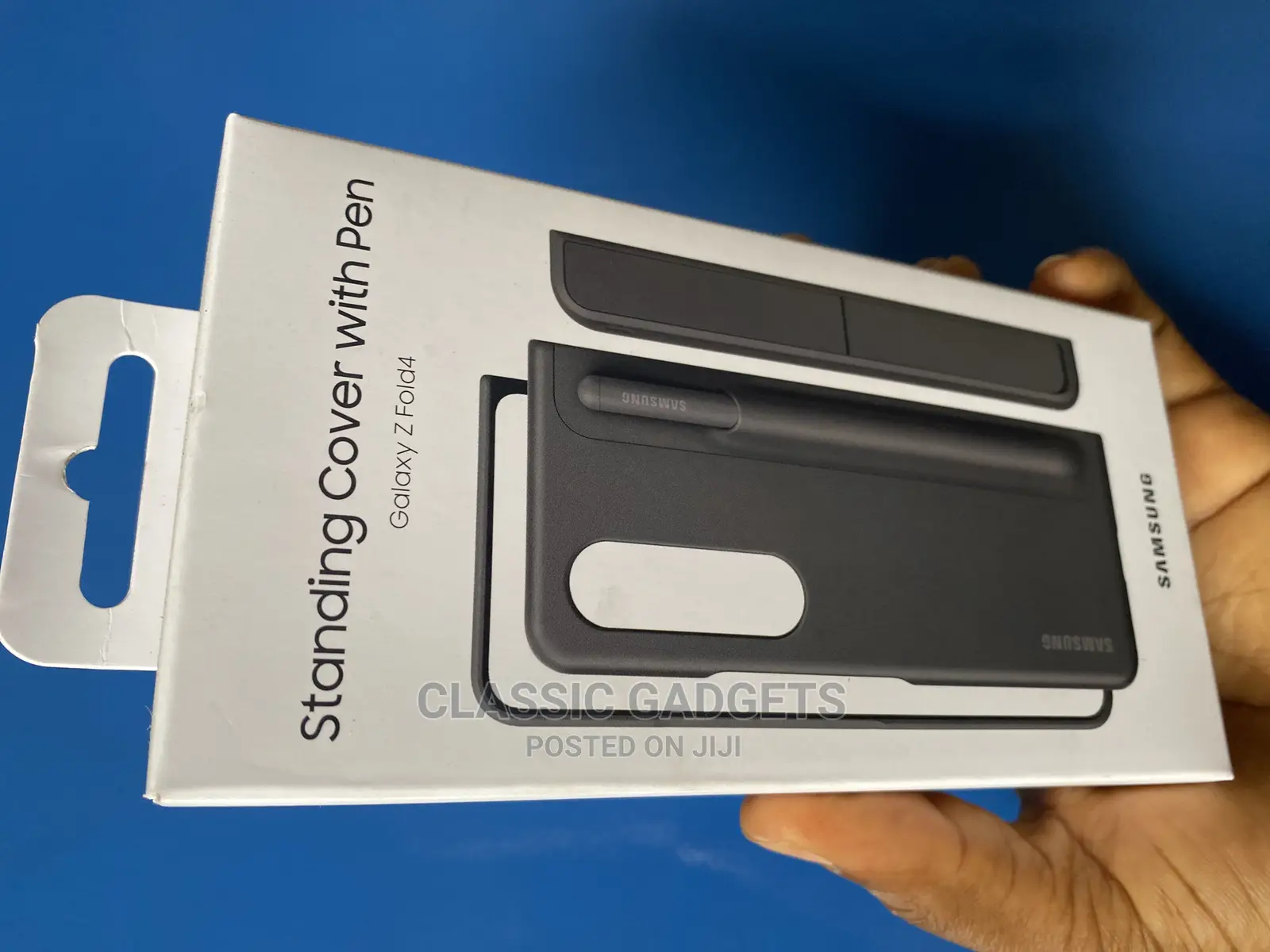 Official Standing Cover With Pen for Galaxy Fold 4