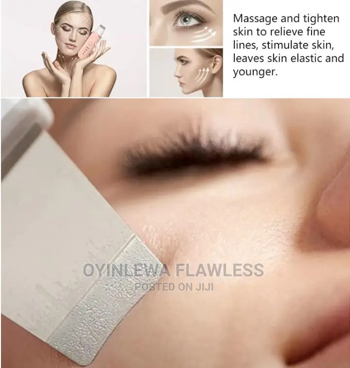 Ultrasonic Face Scrubber Cleaner Shovel Machine
