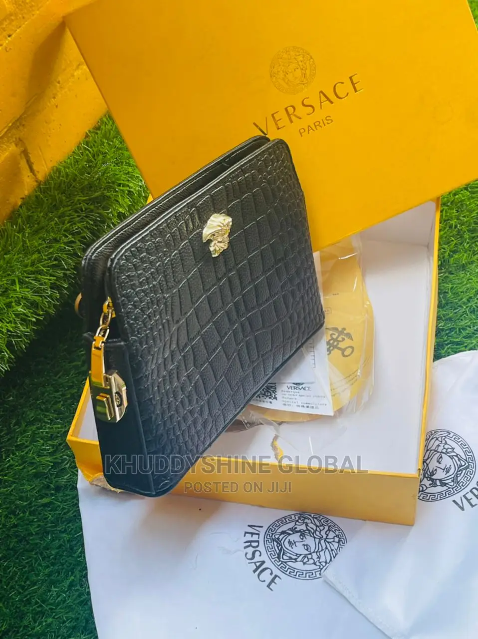 New Luxury Mens Clutch Bags With Security Locks