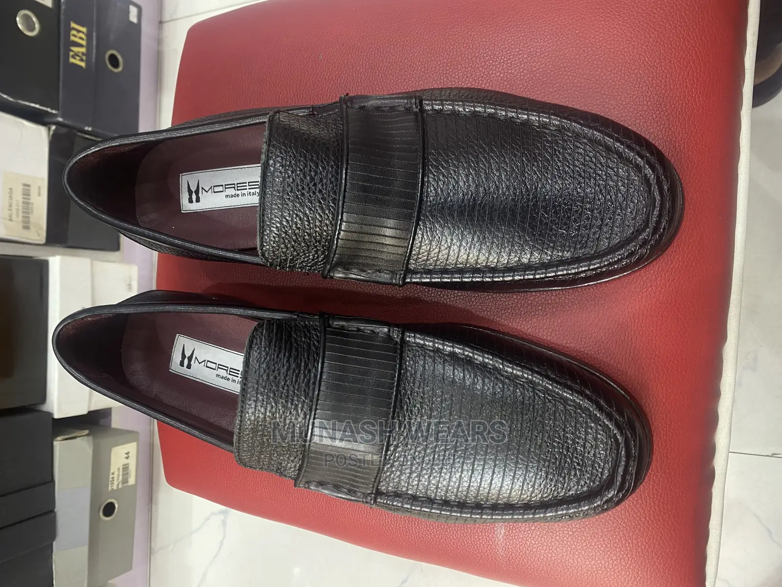 Italian Leather Moresh Shoe for Men